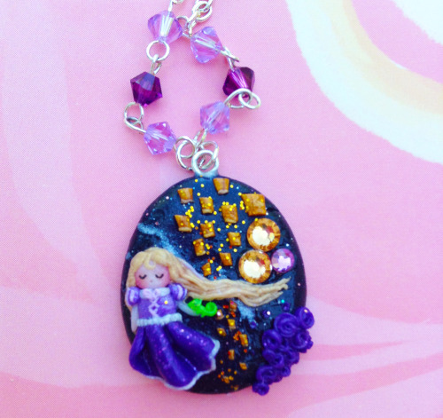 A Rapunzel necklace I made over the summer! Feel free to check out my Storenvy if you want one :)