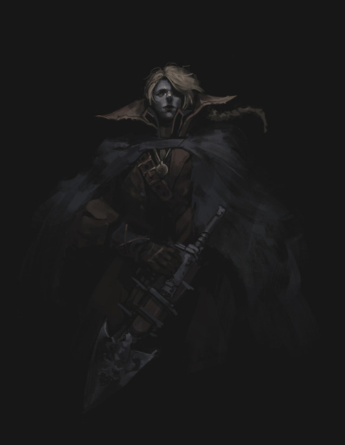 miti-in-space:  Random Bloodborne hunters that I’ve wanted to draw for a while now.   I&r
