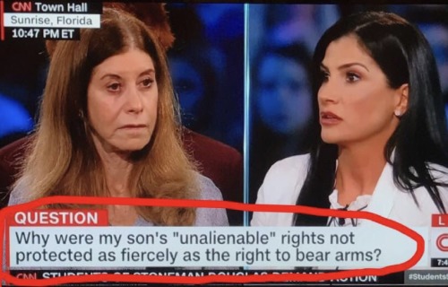 flaminganakin:  marisatomay:  dana loesch, nra spokesperson, shooketh  #say it to that mother’s face you fucking demon 