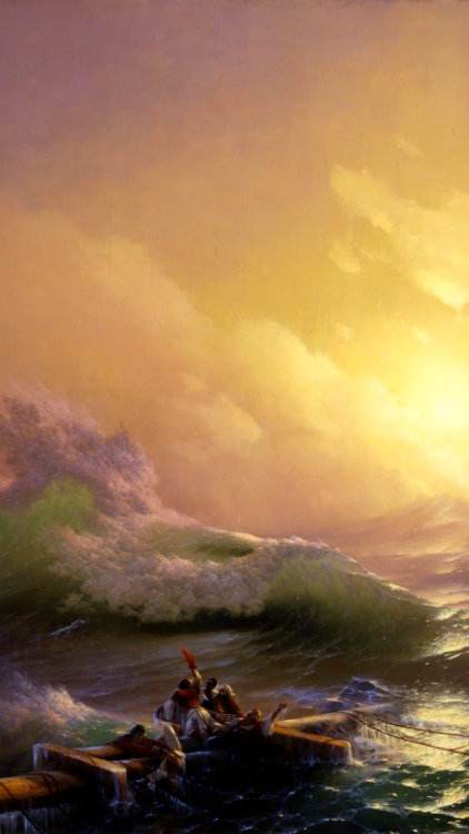 Ivan Aivazovsky (1817 - 1900)The Ninth WaveBetween the WavesSunset over IschiaThe RainbowThe Bay of 