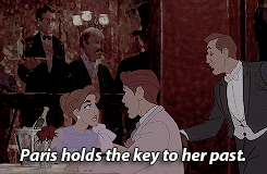 christinealtomare:Anastasia (1997) vs. Broadway (2017) “Paris holds the key…”( Please don’t message 