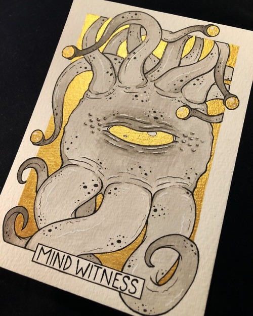 elissia-illustrations: Inktober Day 5! Little beholder kin for yaelissia-illustrations