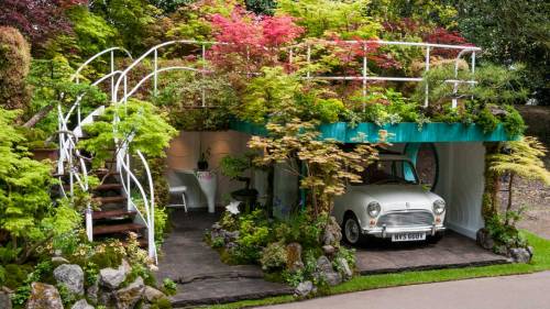 labelleabeille:Garage designed by Landscape Artist Kazuyuki Ishihara