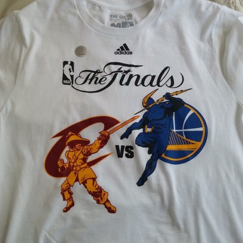 Thank you @jengaboo for the #NBAfinals shirt!