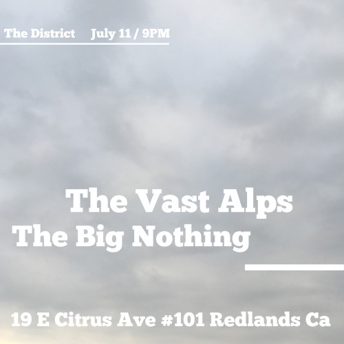 Check out the band The Vast Alps whose members are former and current students this Saturday at The 