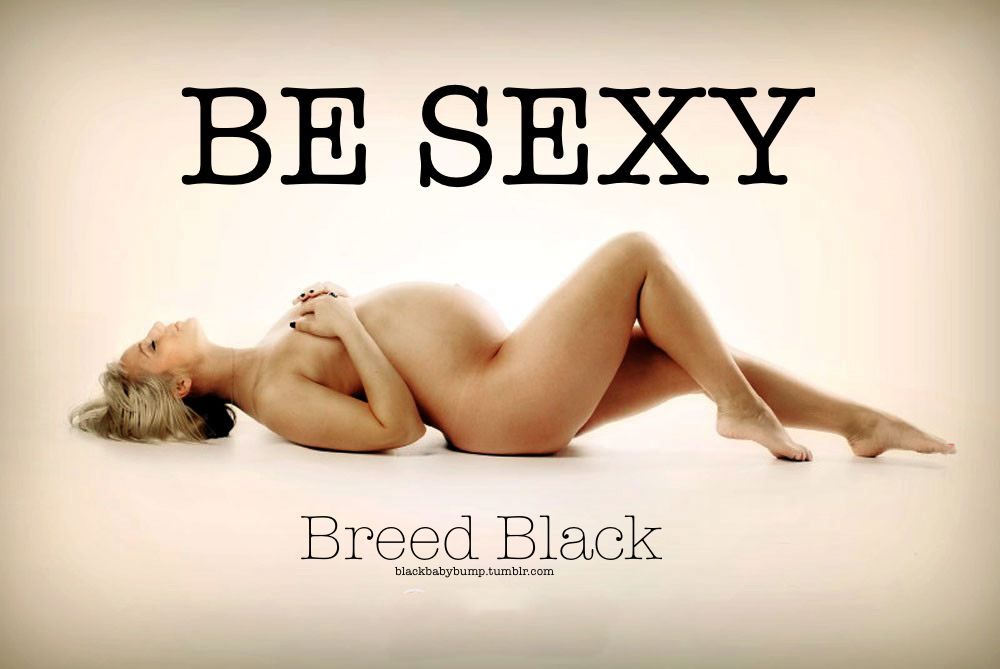 blackbabybump:  An original caption made by me.Black Bred is the new sexy!