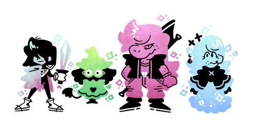 Deltarune Fun Gang Doodles
