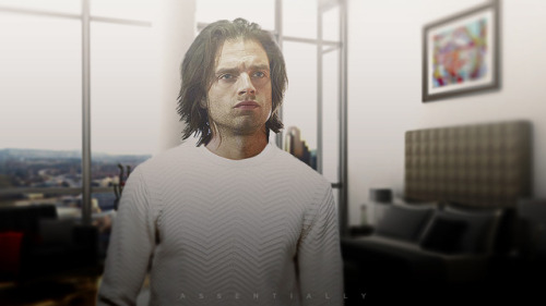 assentially: Bucky hanging out in Steve’s room at Stark Tower. Alternatively: that fluffy au w