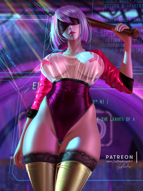 Cyberpunk 2B Would be so neat if she was in the game! Did you guys play it already? I liked it and i