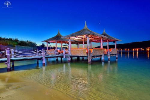 #265 Chill out above the waters of Plaža Planjka in Novalja on the island of Pag.Photo by Davor Stre