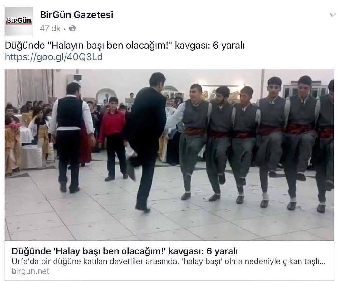 Urfa'da düğünde "halaybaşı...