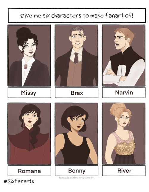 I Attempted The Six Fanarts Thing