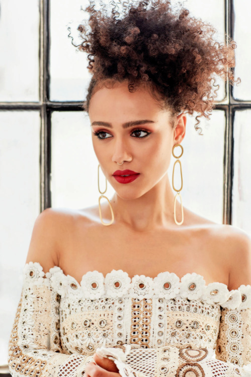 blondiepoison:Nathalie Emmanuel for Byrdie (August 2017)