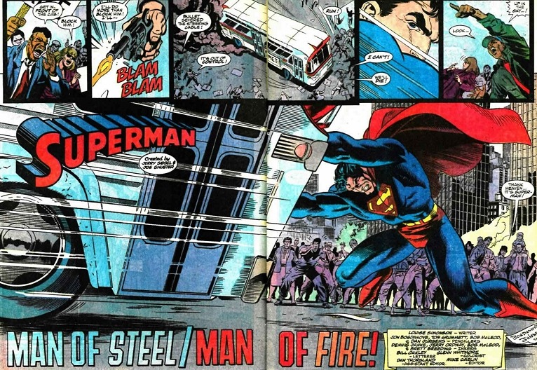 Superman The Man of Steel #1 comic book 48-page 1st issue (July 1991) 