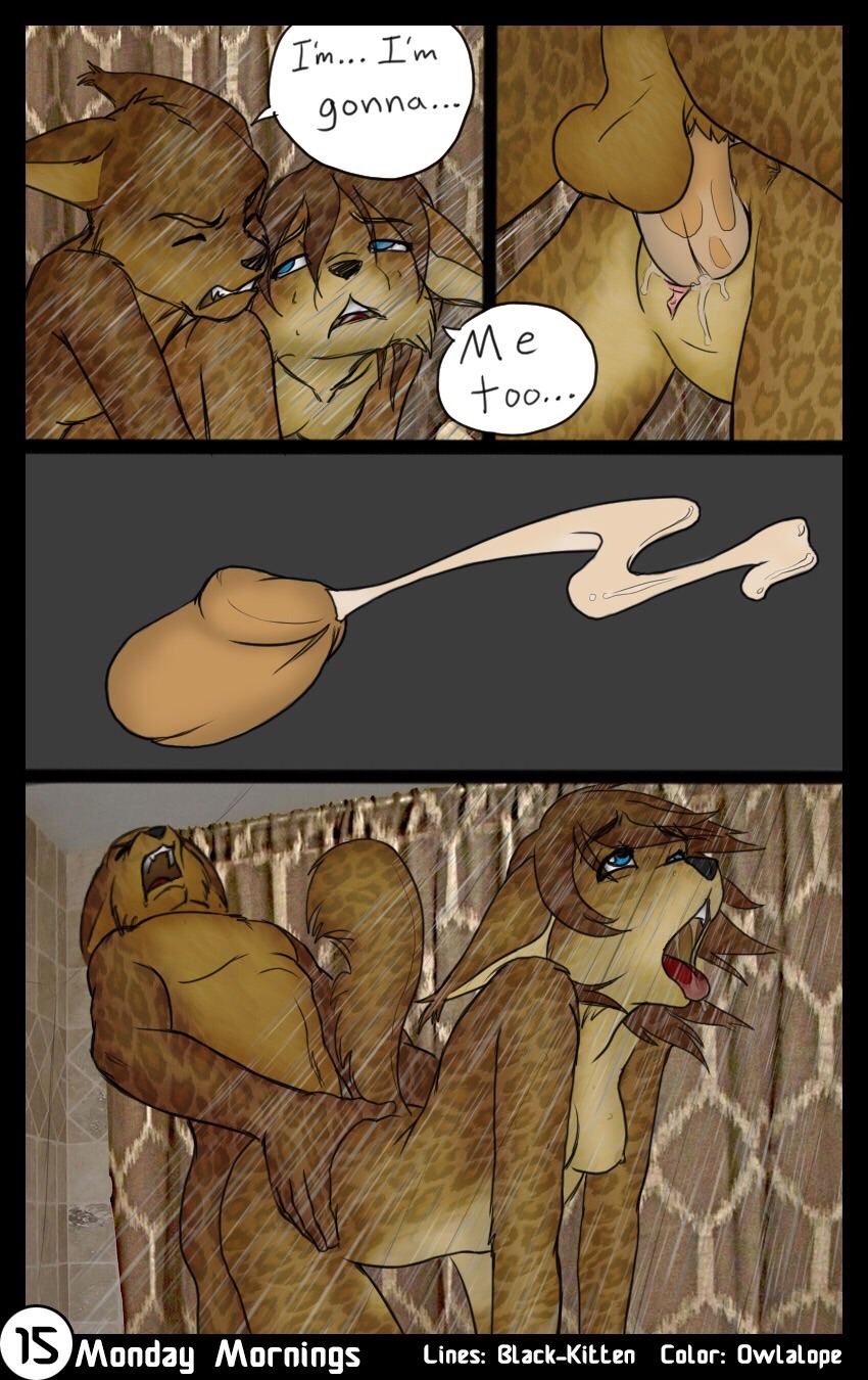 hazrdwolf:   [Black-Kitten] Monday Mornings Part [2/2]   