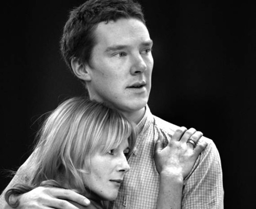 Benedict Cumberbatch and Lisa Dillon on stage and in rehearsals of “Period of Adjustment&rdquo