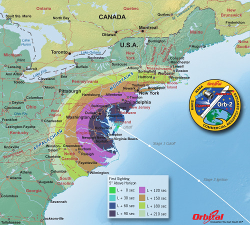 Rocket launch from NASA WallopsOn Sunday June 13 at 12:52 p.m. an Antares rocket from Orbital Scienc