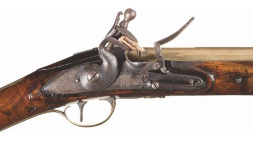 British brass barreled blunderbuss with Tower markings, late 18th century.from Rock Island Auctions