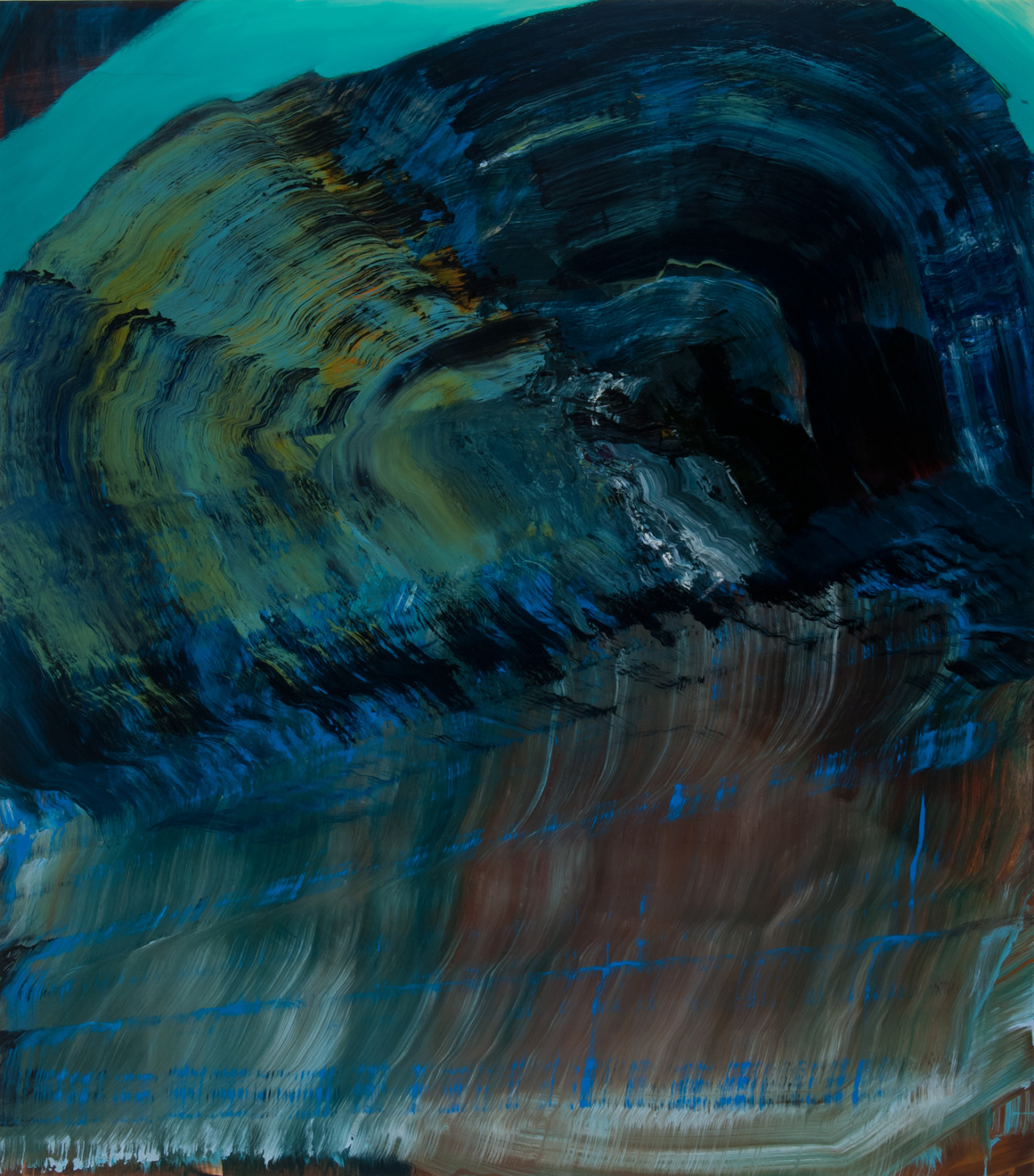 Jeremy Szopinski
Flood #21
Oil on canvas
74” x 65”
2014
http://jeremyszopinski.tumblr.com/