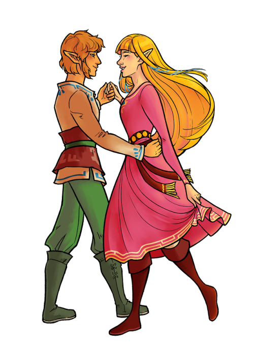 kiiro-art:I know very little about skyward sword but I love these cuties