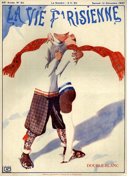 hoodoothatvoodoo: Illustration by George Leonnec For La Vie Parisienne December 1927