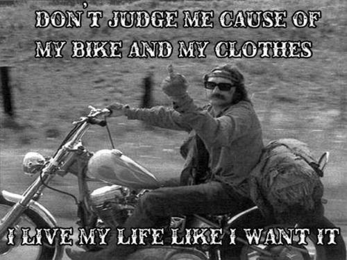 Judge him because he sells meth and stabs people.
