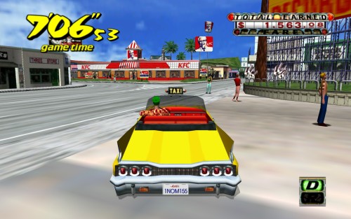 Restored crazy taxi Dreamcast product placement to the steam port.Can’t believe it took 10 years jus