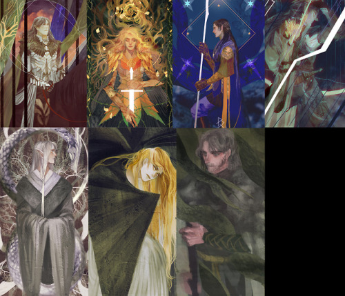 2016 worksOropher / Glorfindel / Gil-Galad / Beleg Thingol/ Niniel / Barahir