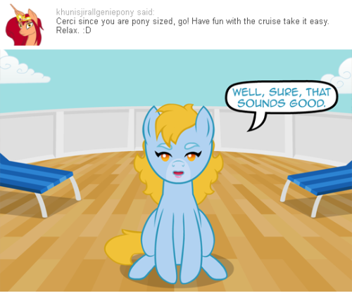 nopony-ask-mclovin:I think she went to the pool? XD
