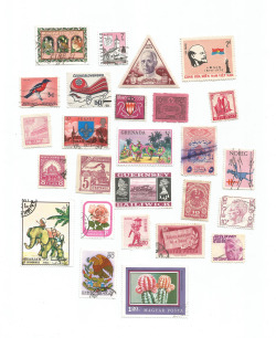 assortedniknaks:  pink stamps