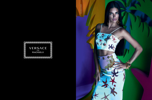 fashionalistick: VERSACE x RIACHUELO 2014 limited edition collection Adriana Lima by Mert and Marcus