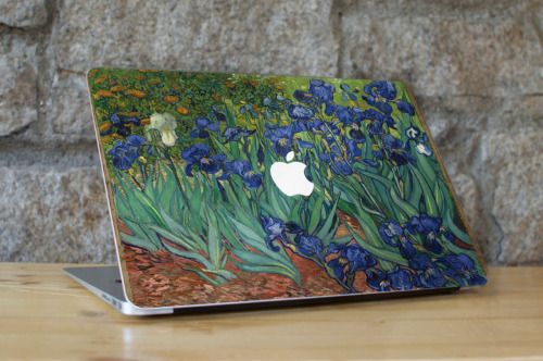 wordsnquotes:  culturenlifestyle:Artistic Computer Decals Inspired by Classical Art WallMac produces artistic removable Macbook skins. They create colorful and photographic prints that would appeal to anybody and caters to every kind of personality.