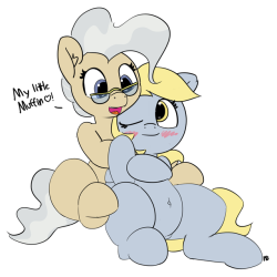 pabbley: Topic was uh…Shipping Mayor Mare with some pone? I think.. I find this ship adorable tbh! :2c  D’aww &lt;3