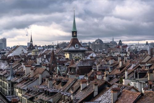 Roofs of Bern / Switzerland (by Christian Scheidegger).