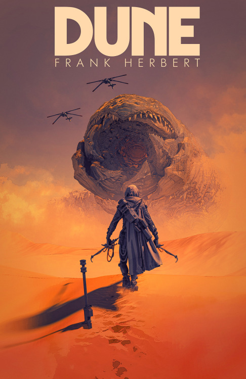 Dune cover artwork by digital artist Pascal Blanche