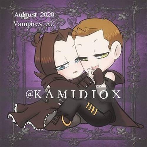 kamidiox: #AUgust2020 “Vampires AU”  Sam and Dean are two modern overdramatic and overpr