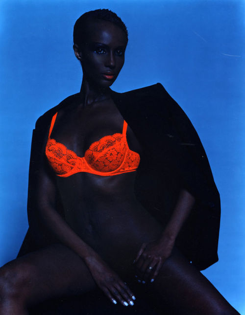 Sex discomedusa:Iman, New York, 2001 — Michel pictures