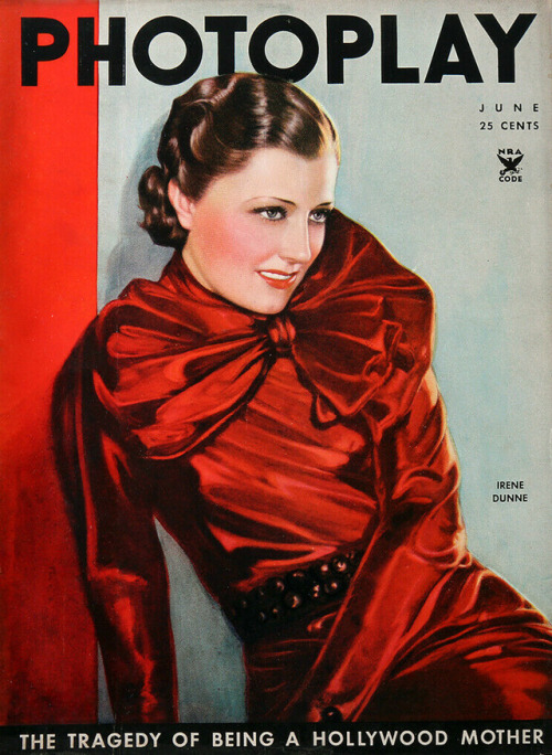  Irene Dunn, Photoplay Magazine June 1935 