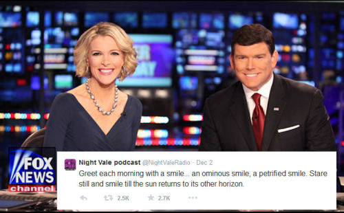 greenglowsgold:Fox News + Night Vale tweets