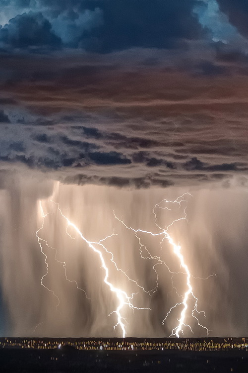 e4rthy:  Santa Fe Thunderstorm New Mexico, US by turndeaux