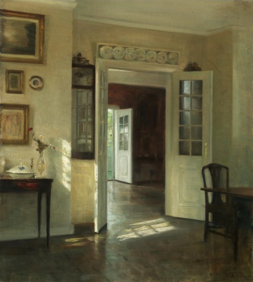 Carl Holsøe (1863–1935, Denmark)Interiors 2Holsøe was a Danish artist who primarily painted interior