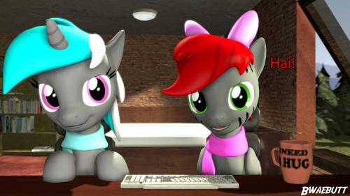 bwaebutt:ask-bwae-star:Ask blog is a go o3o  Ask away~Introducing my new ask blog thingy. Where you can go and ask two horses pretty much anything. Most if not all questions will be responded with a SFM pic. :3=o Looks cute owo