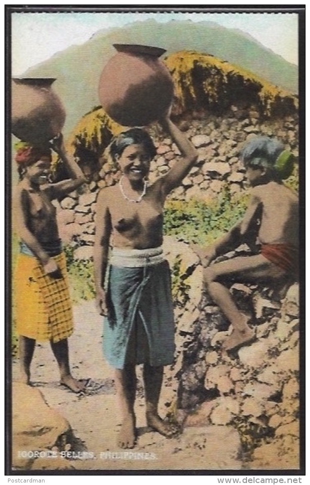   Igorrote women, via Delcampe.   
