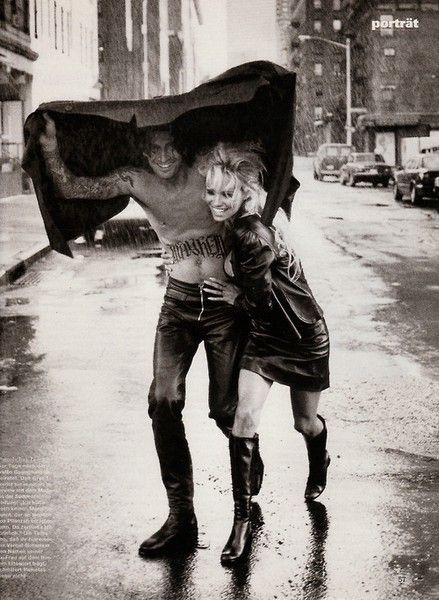 gunmetalgroupie - Pamela Anderson & Tommy Lee, 1996