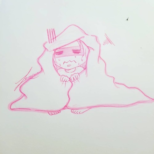 pink-kitty-kela: Inktober #27: Sick! Guess who was feeling fatigued and not well again today?? ME, s