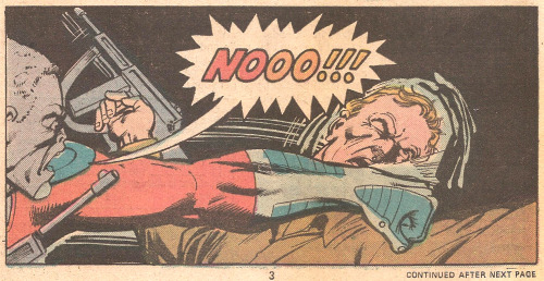 the-spinner-rack: NOOO!!! (by Rich Buckler, Keith Pollard &amp; Klaus Janson from Astonishing Tales 