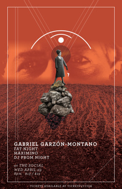 Gabriel Garzon-Montano poster design