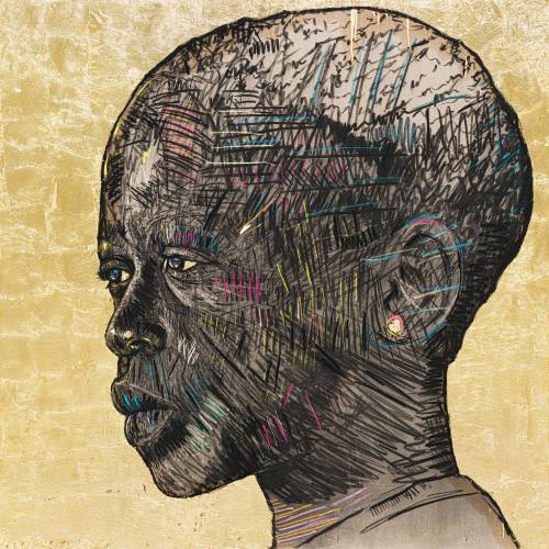 itscolossal:Mixed-Media Portraits by Nelson Makamo Reflect Childhood Innocence and Wonder