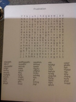 paging-doctorfaggot:  niknak79:  Frustration crossword  i have become mentally handicapped from trying to find one of the words