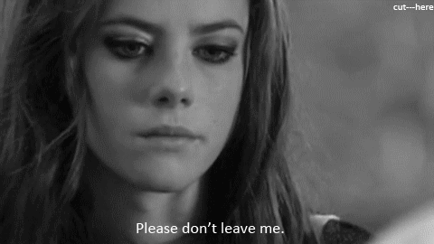 Please don&rsquo;t leave me | via Tumblr on We Heart It. https://weheartit.com/entry/77463483/via/XandraRobin